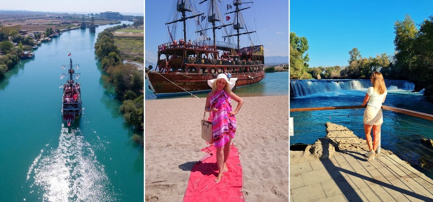 Manavgat Waterfall and River Boat Tour from Alanya