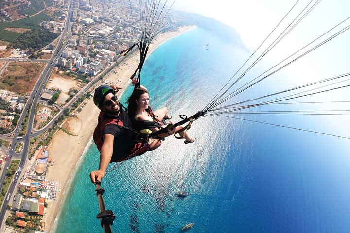 Alanya Tandem Paragliding Experience Fly Over Coast