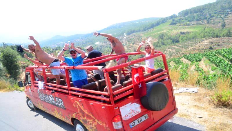 Sapadere Canyon Tour Cabrio Bus Safari Activities