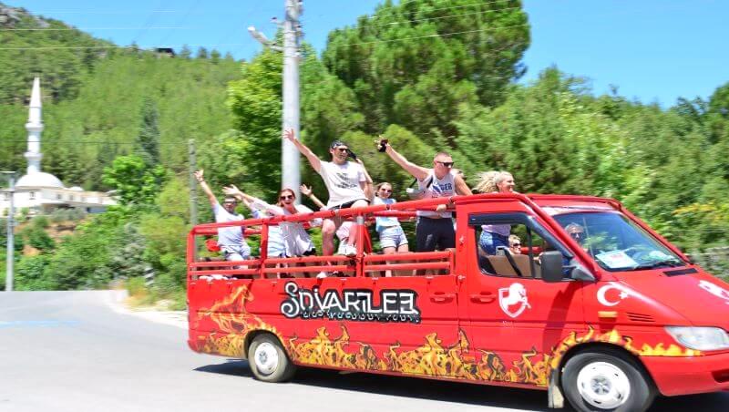 Sapadere Canyon Tour Cabrio Bus Safari Activities