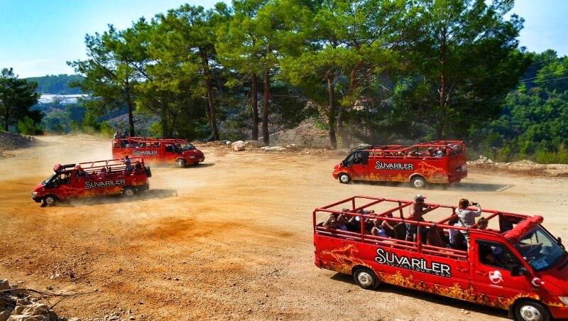 Sapadere Canyon Tour Cabrio Bus Safari Activities