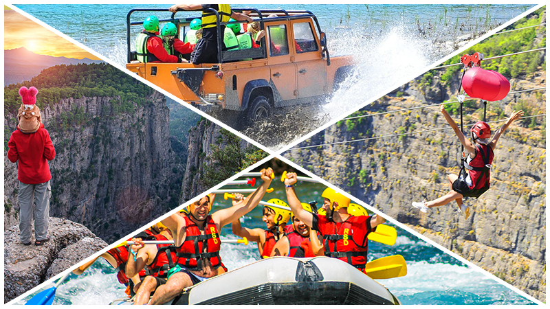 Best Alanya Rafting Zipline Adler Canyon Combo Eftalia Activities Alanya